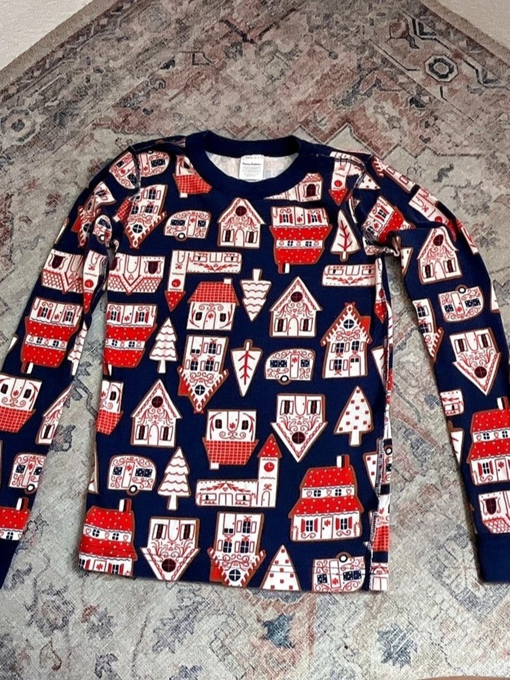 Hanna Andersson Gingerbread village
Long John Pajamas